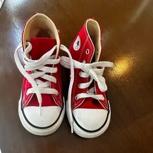 Converse All Star toddler high tops- Size 8